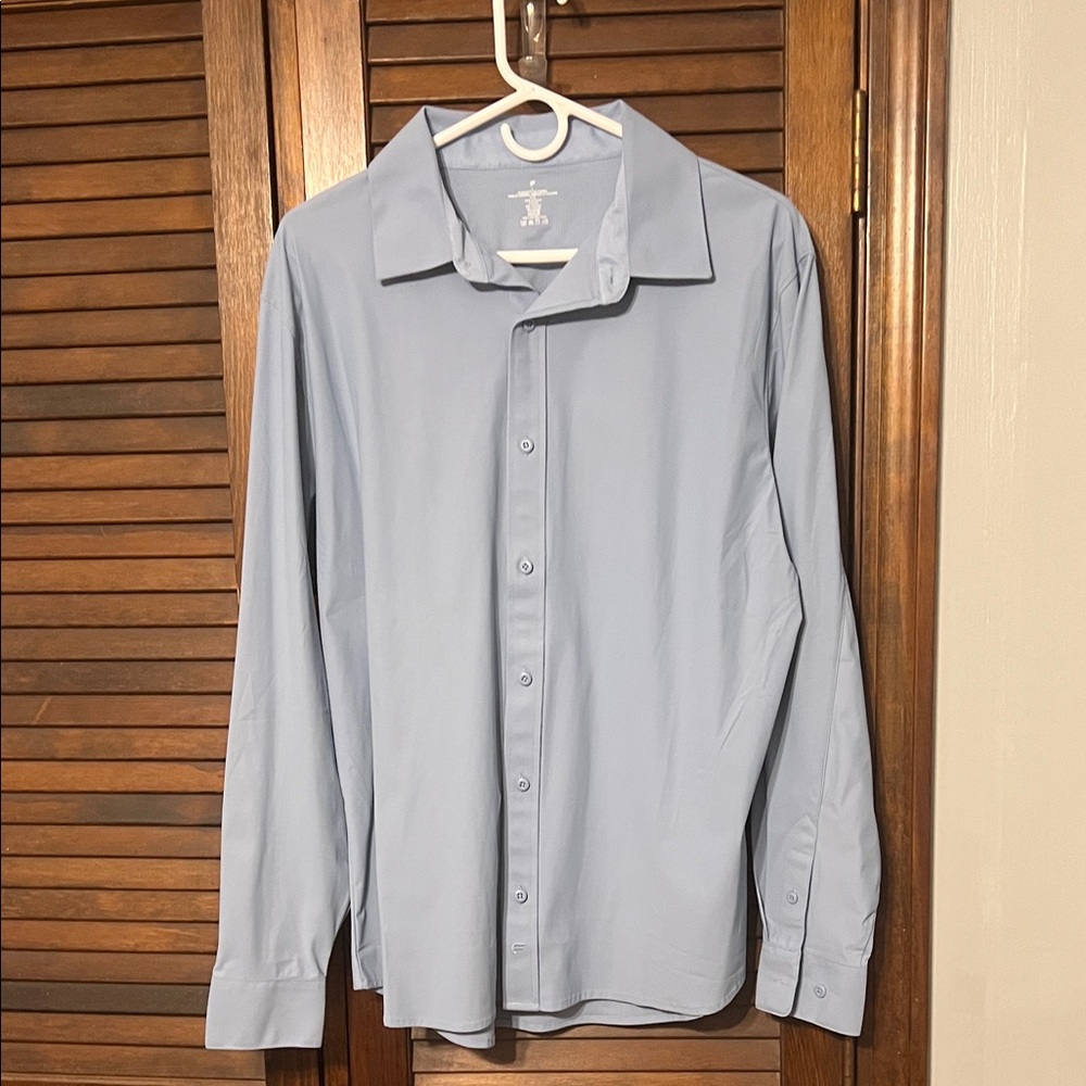 Fabletics Newport Blue Dress Shirt